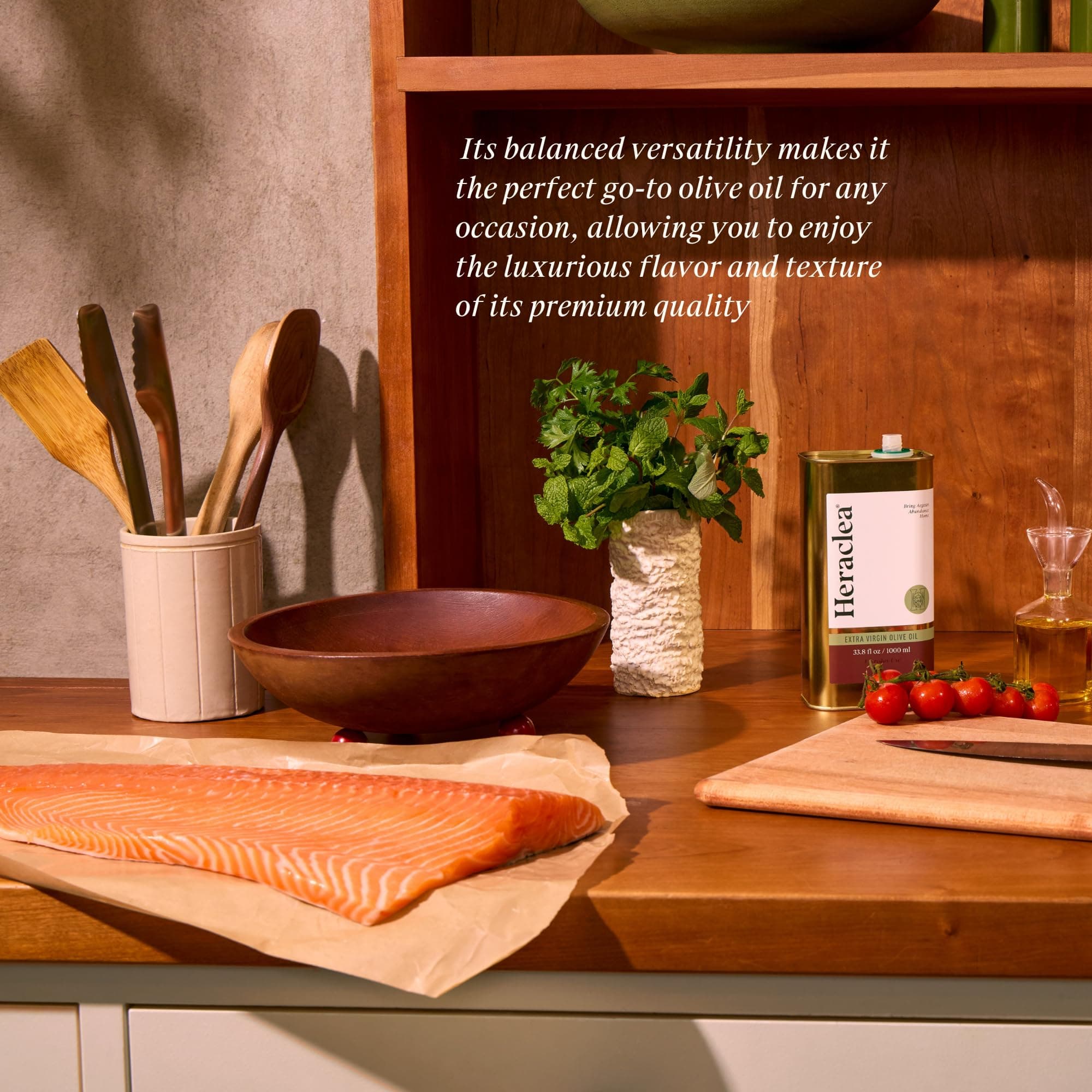Heraclea - Everything Oil - Extra Virgin Olive Oil - Cold Pressed - Polyphenol Rich EVOO - 33.8oz Bottle thumbnail 5