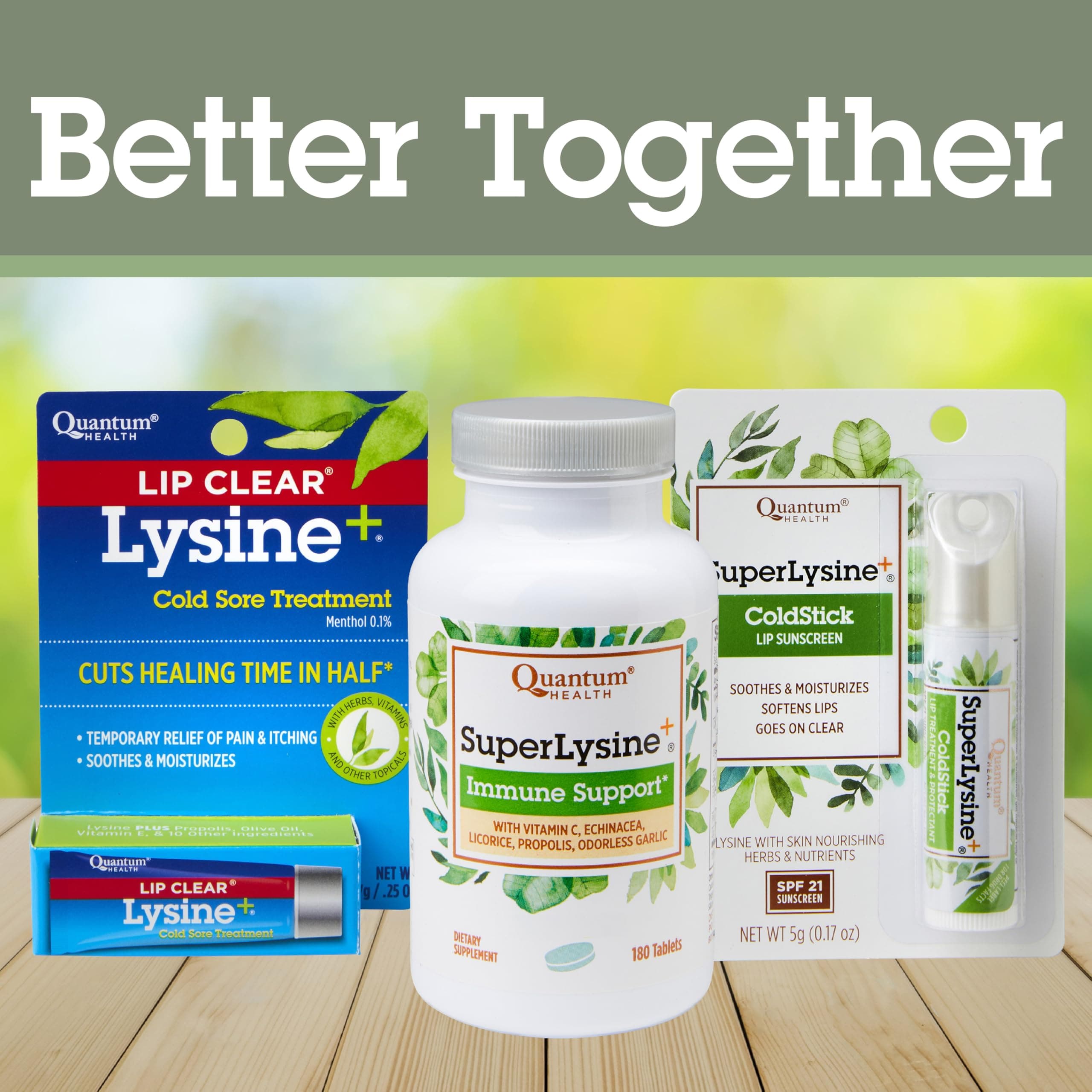 Quantum Health SuperLysine+ Coldstick Lip Sunscreen - Lysine Herbs & Nutrients Soothe & Moisturize Lips - Softens & Protects from the Sun - SPF 21 - Clear - 0.17 Ounce thumbnail 8