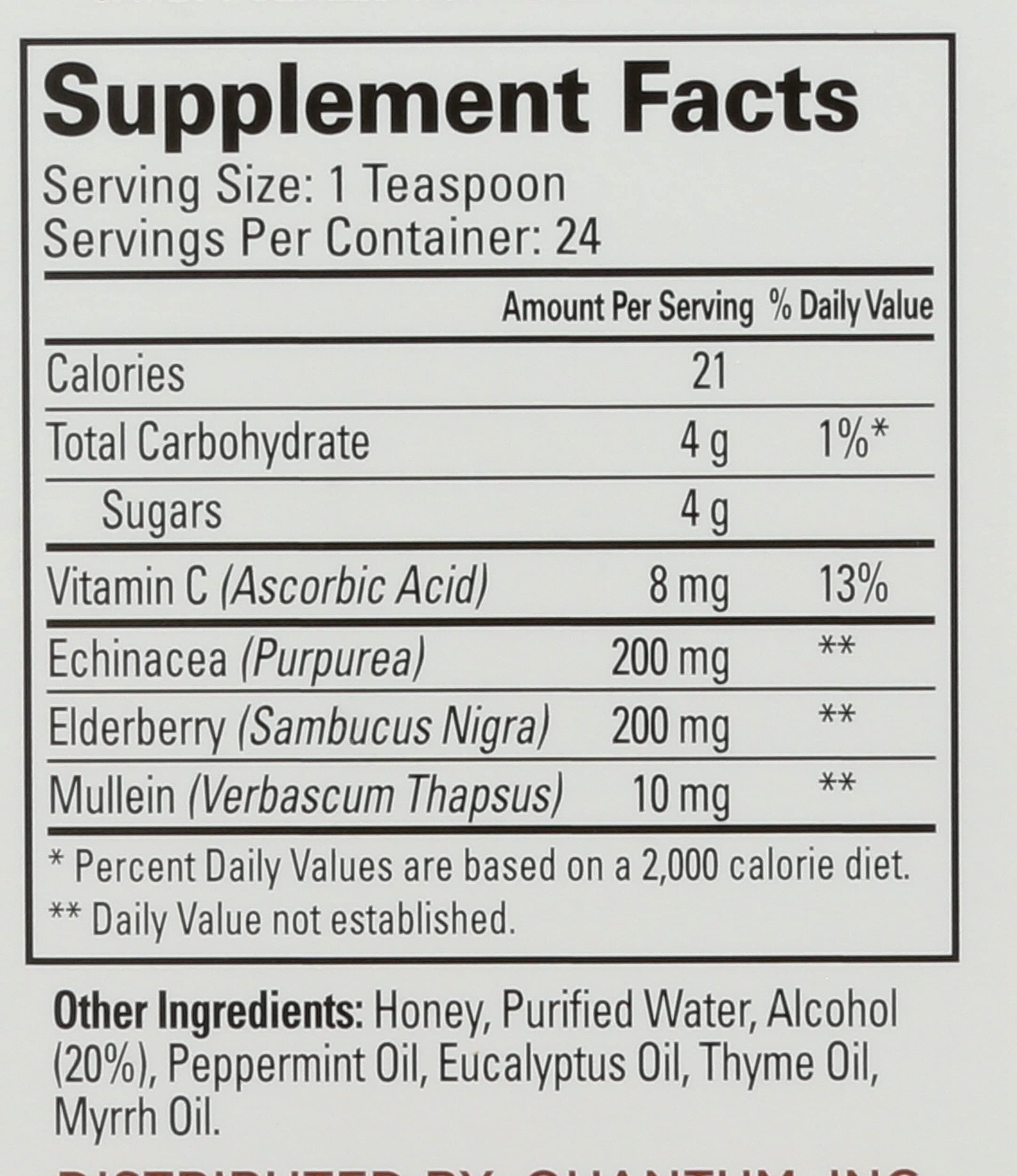 Quantum Elderberry-C Syrup, 4 oz thumbnail 3