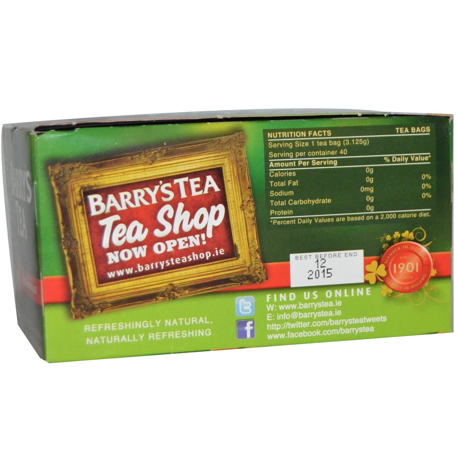 Barrys Tea Irish Breakfast, 40 Count (Pack of 1) thumbnail 2