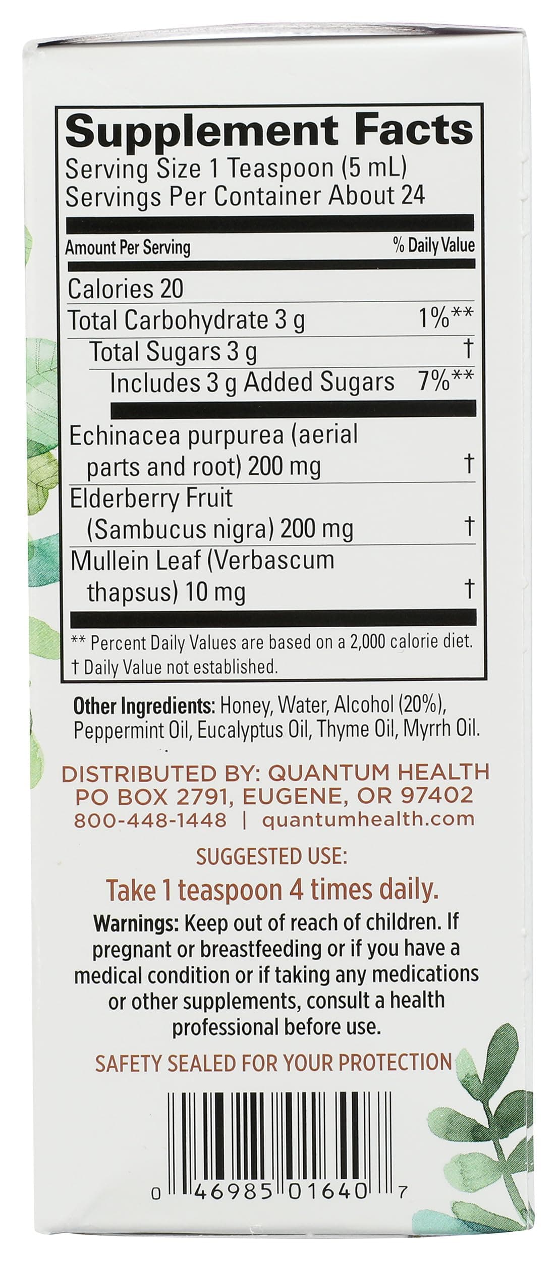 Quantum Elderberry-C Syrup, 4 oz thumbnail 7