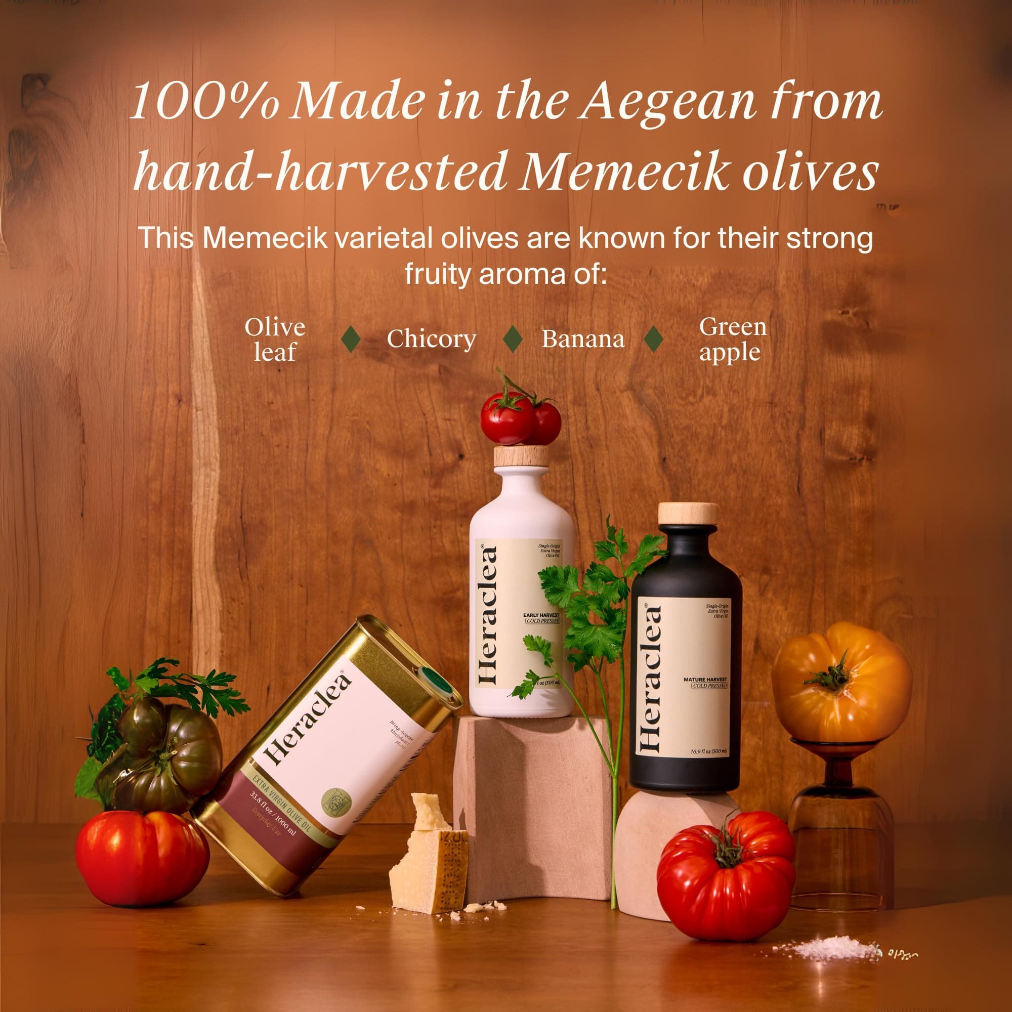 Heraclea - Everything Oil - Extra Virgin Olive Oil - Cold Pressed - Polyphenol Rich EVOO - 33.8oz Bottle thumbnail 7