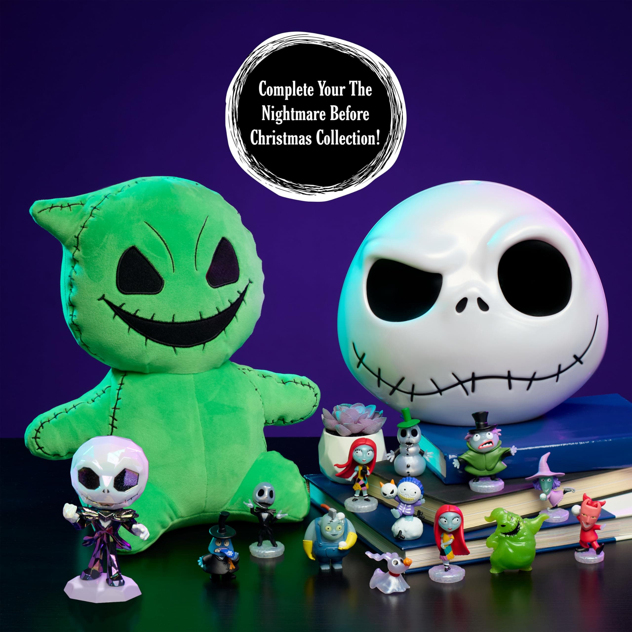 Disney Tim Burton's The Nightmare Before Christmas 5-inch Collectible Jack Skellington Bobblehead Figure with Sparkle Finish, Toy for Fans, Girls, Boys, Kids Ages 3 and Up by Just Play thumbnail 7