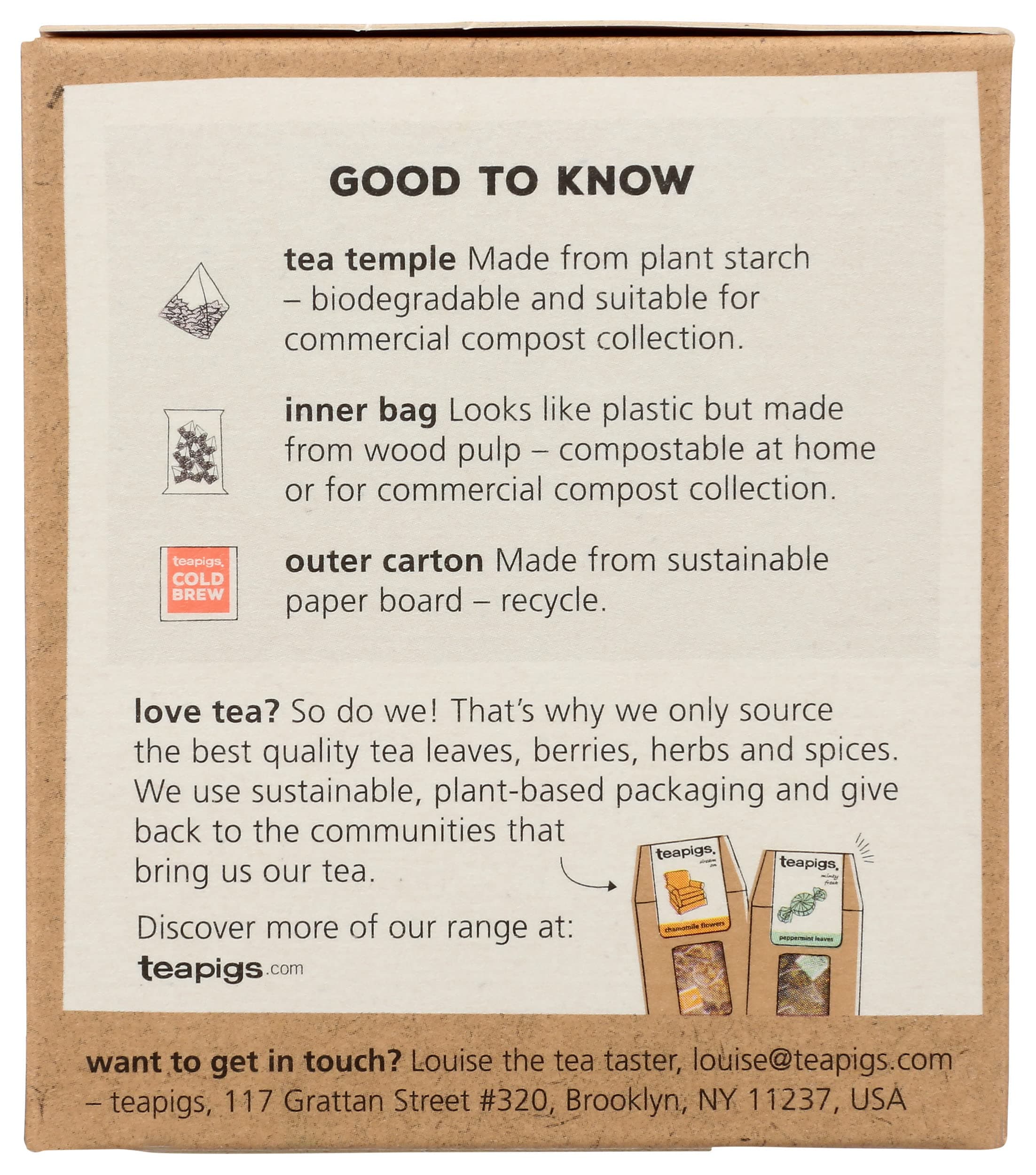 Teapigs, Tea Cold Brew Peach Mango, 0.88 Ounce thumbnail 4