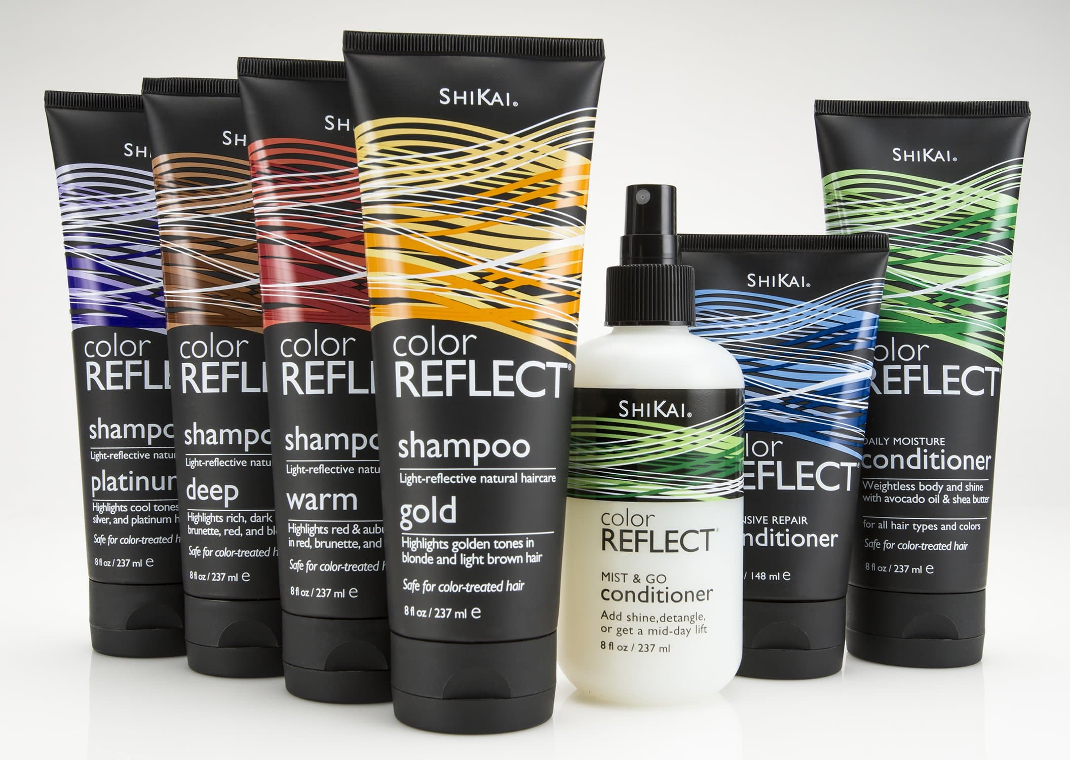Shikai Color Reflect Platinum Shampoo (8oz, Pack of 1) | Highlights Cool Tones in Blonde, Gray & Platinum Hair | Gentle Cleanser Leaves Hair Shiny thumbnail 2
