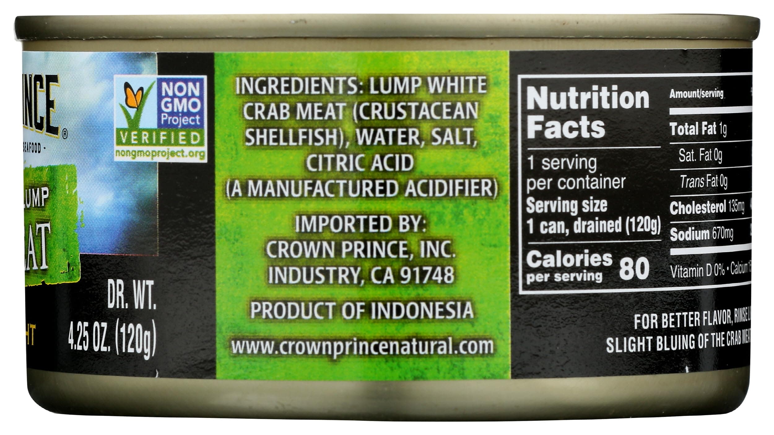 Crown Prince Fancy White Lump Crab Meat, 6 oz thumbnail 7