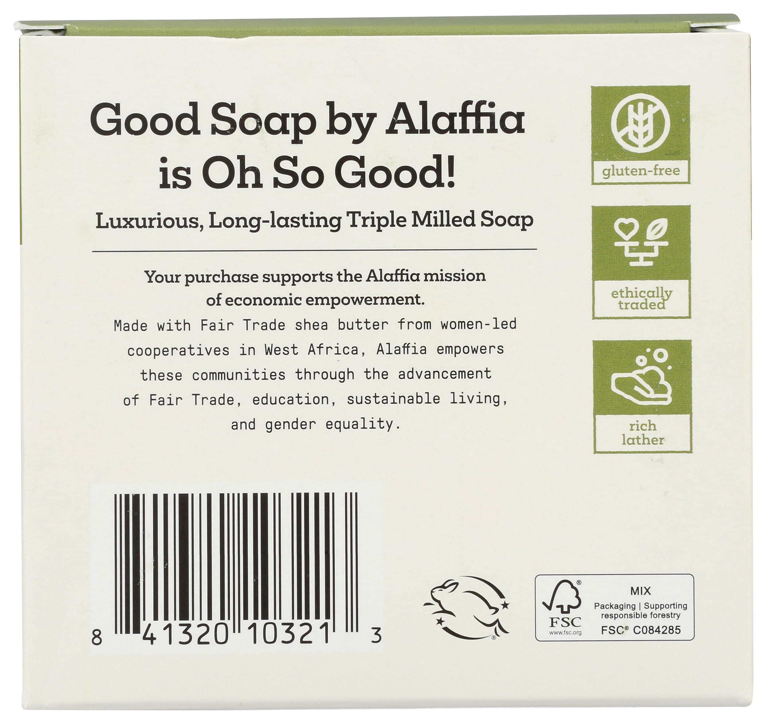 ALAFFIA Peppermint Good Soap Value Pack 4 Count, 20 OZ thumbnail 2