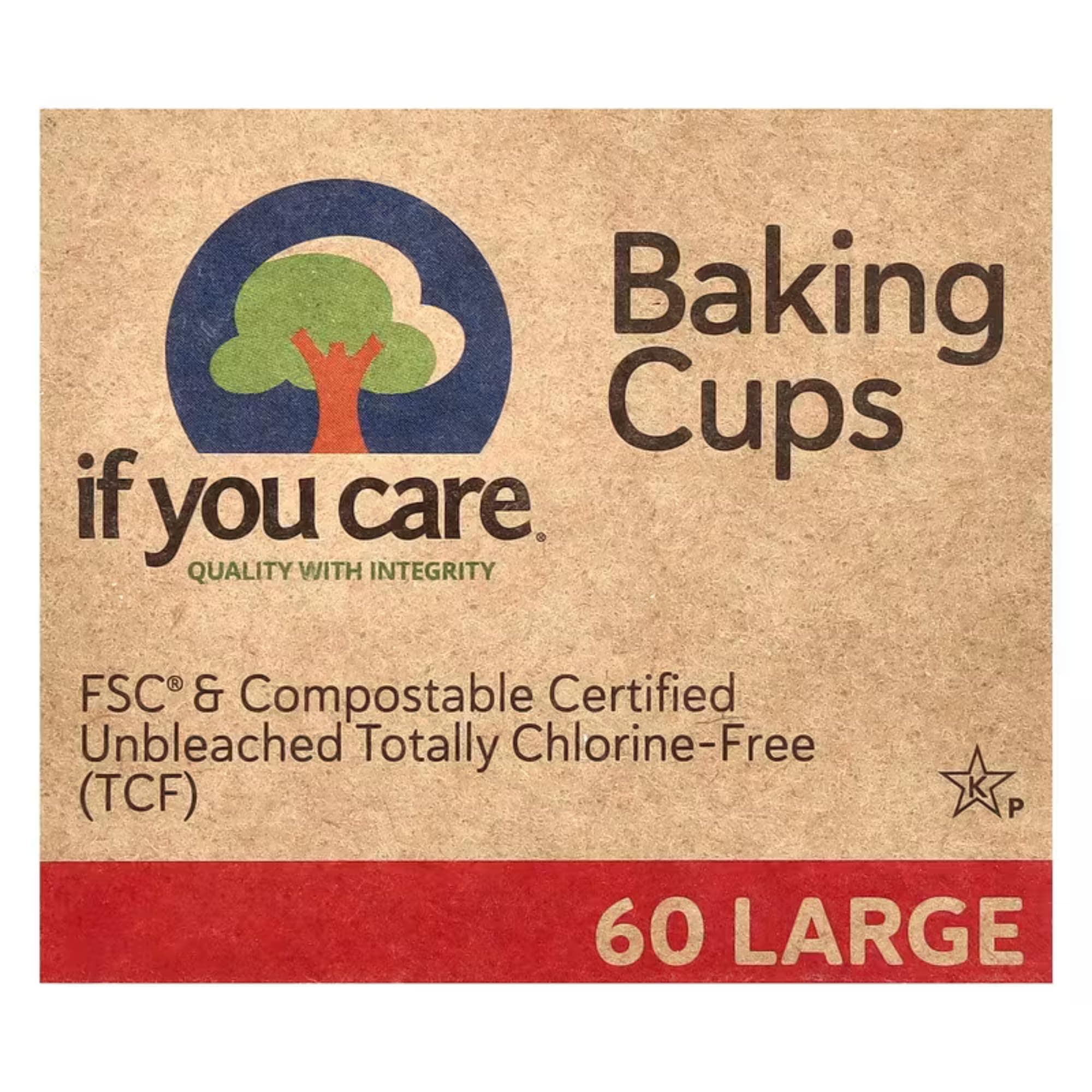 4543363_If You Care, Large Baking Cups, 60 Count