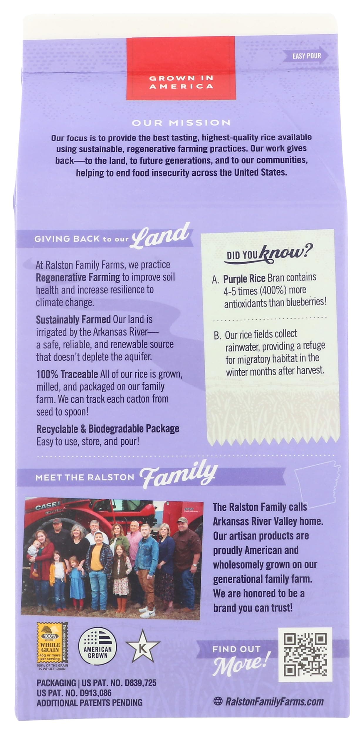 Ralston Family Farms Purple Rice 1 Pack thumbnail 2
