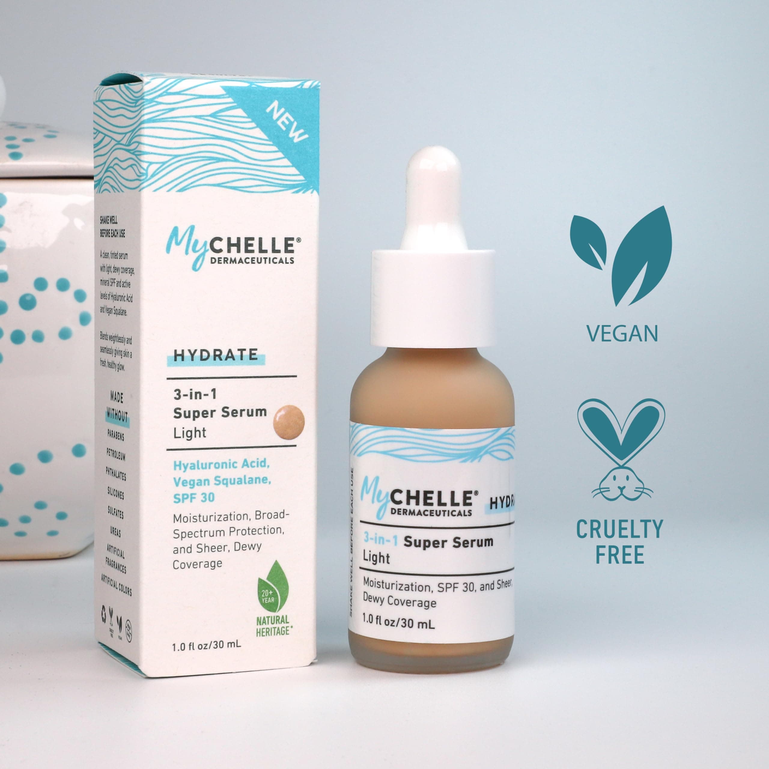 MyCHELLE Light 3-in-1 Super Serum, 1 oz thumbnail 2
