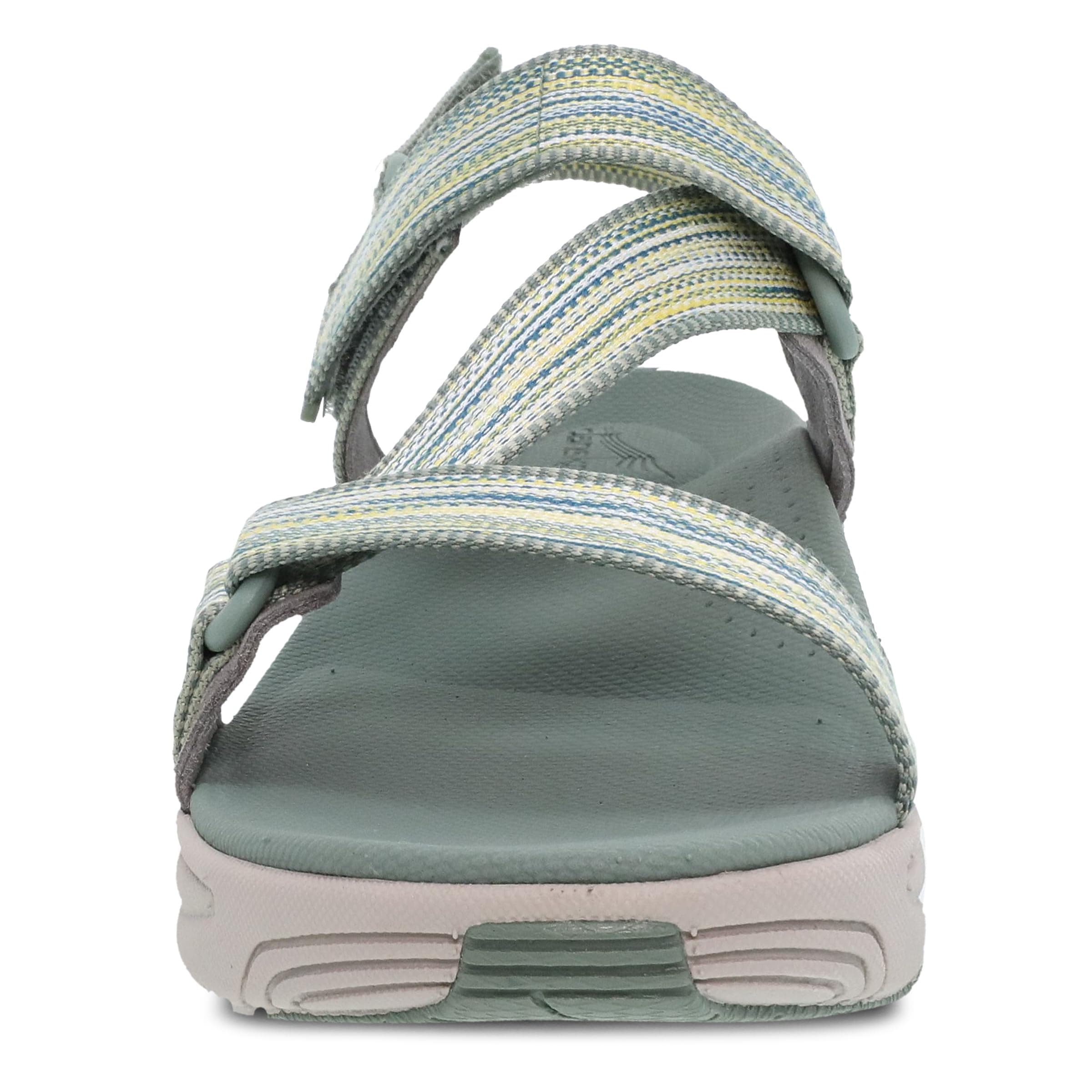 Dansko Rayna Fully Adjustable Sport Sandal for Women – Lightweight EVA Midsole and Rubber Outsole – Natural Arch Technology for Added Support – Hook and Loop Closure Sage Multi 7.5-8 M US thumbnail 4