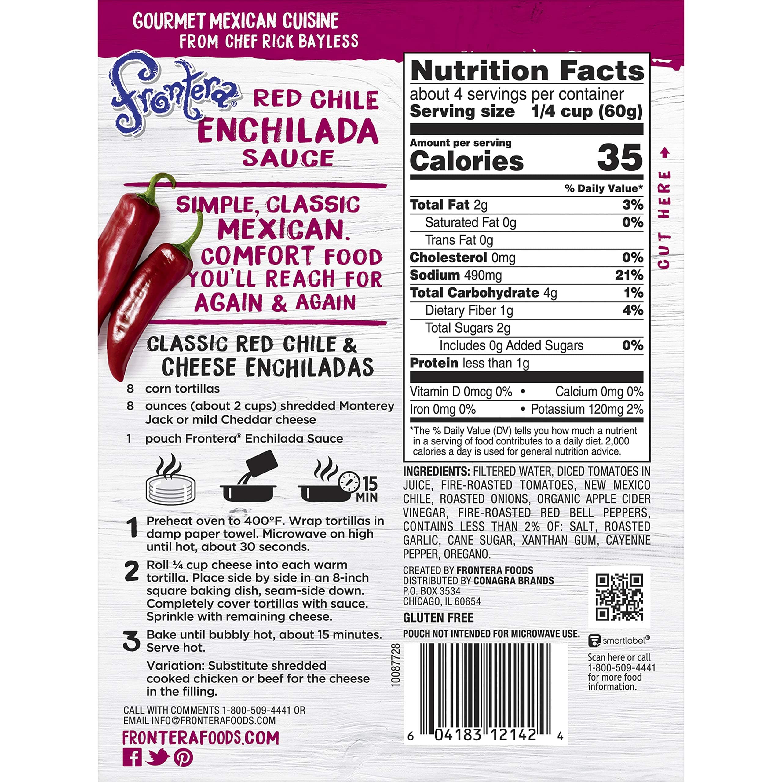 Frontera, Sauce Enchilada Red Chile, 8 Ounce thumbnail 2