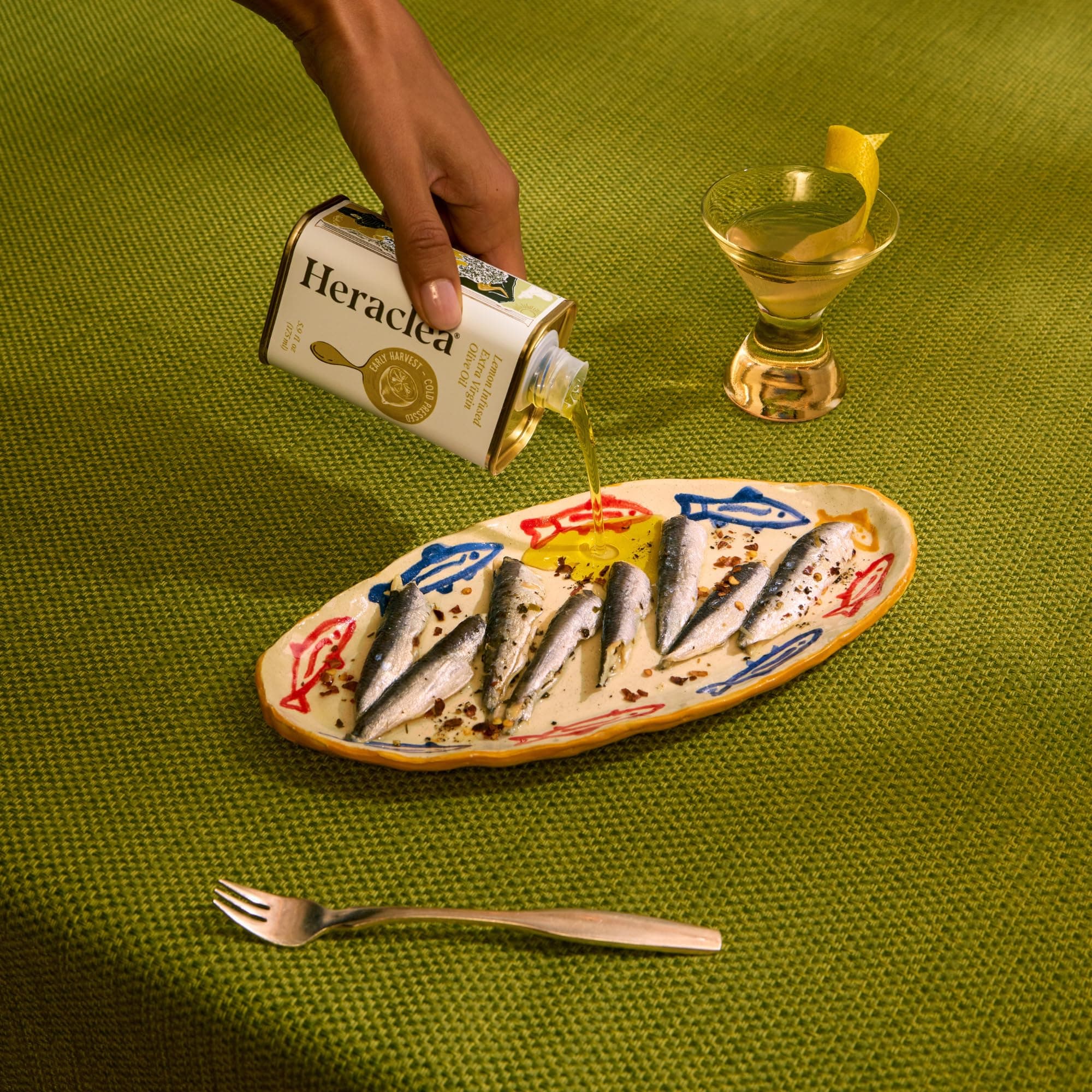 Heraclea - Lemon Infused - Extra Virgin Olive Oil - Extra Virgin - Cold Pressed - Polyphenol Rich EVOO - 5.9oz Bottle thumbnail 6