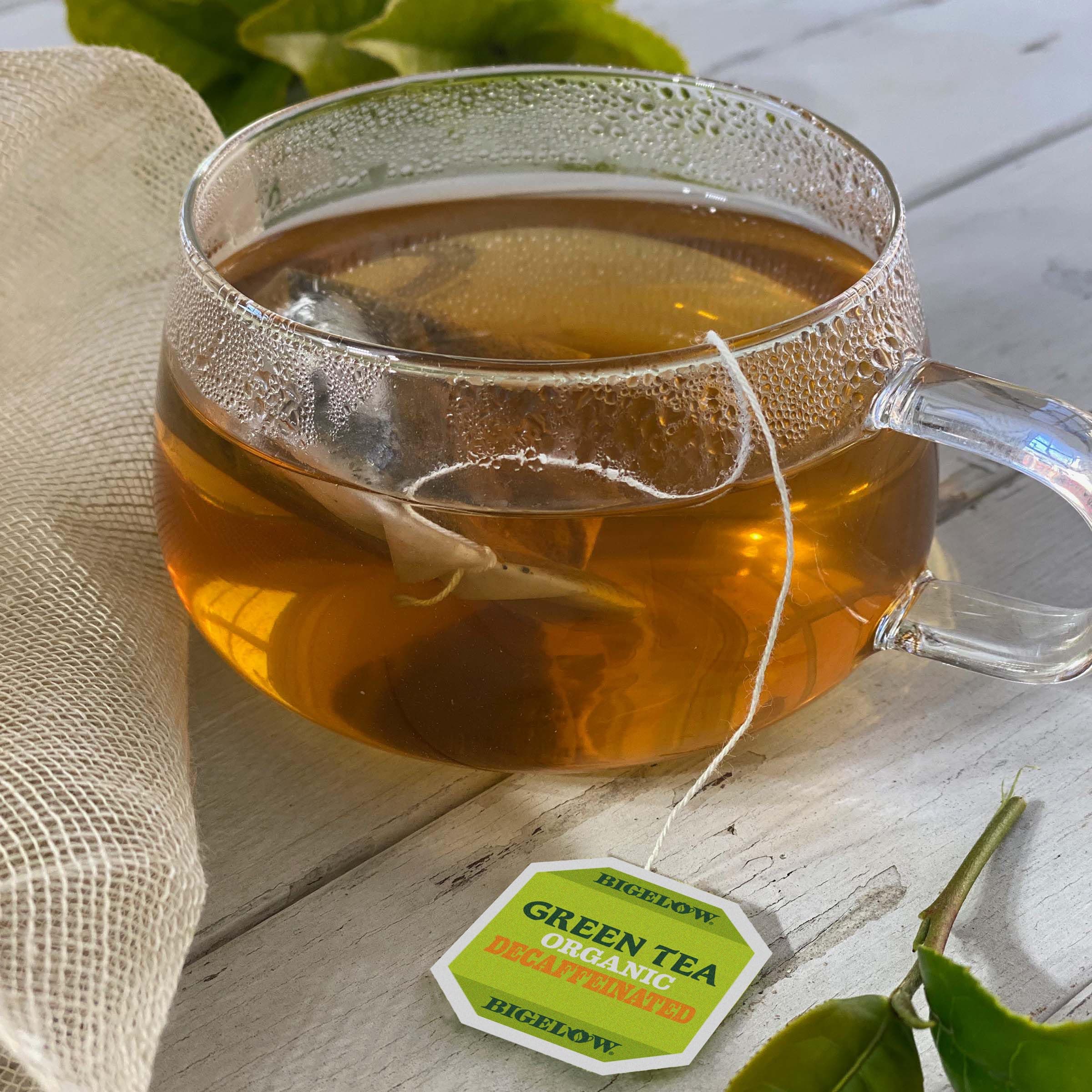 Bigelow Tea Decaffeinated Organic Green Tea Bags, 40 ct thumbnail 2