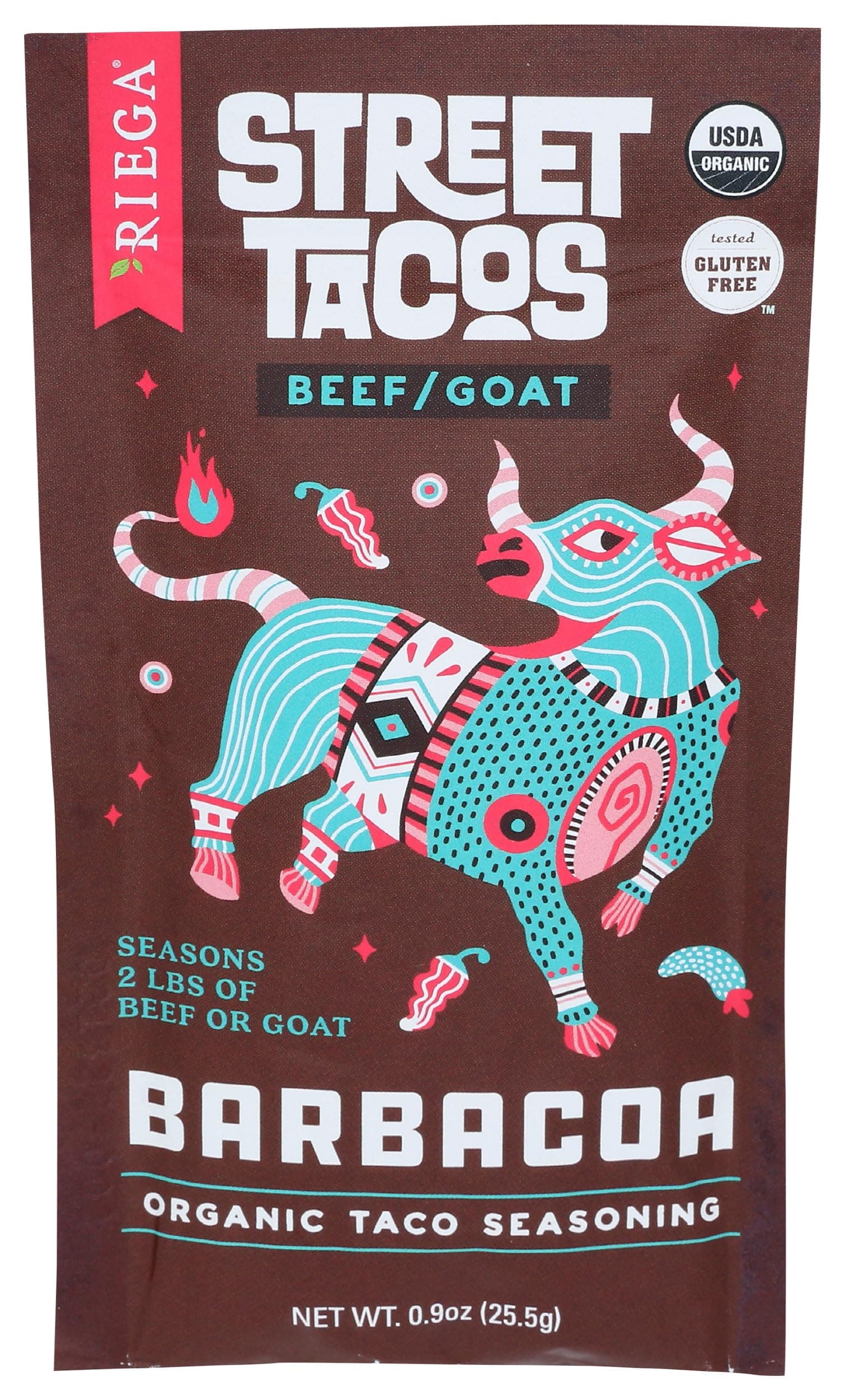 Riega, Seasoning Street Taco Barbacoa Organic, 0.9 Ounce